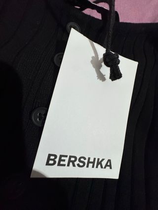 Top Bershka negro talla S