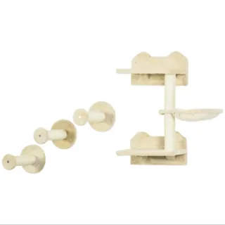 Juego de rascadores para gatos de pared Nuevo