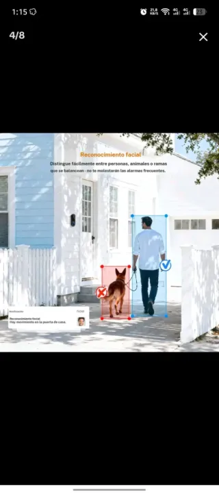 Cámara inteligente inalámbrica IA Lunelyx