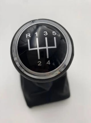 POMO CAMBIO AUDI A3 COSTURA AZUL Y ROJO R IZQ