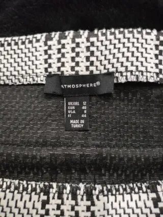 Falda ajustada de cuadros