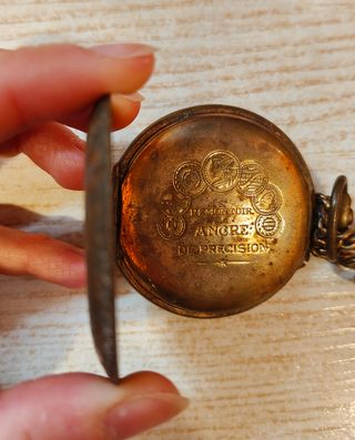 Orologio da tasca. Vintage. Senza il quadrante.