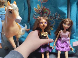 Lote Clawdeen Grito + Violetta + Caballo + Extras