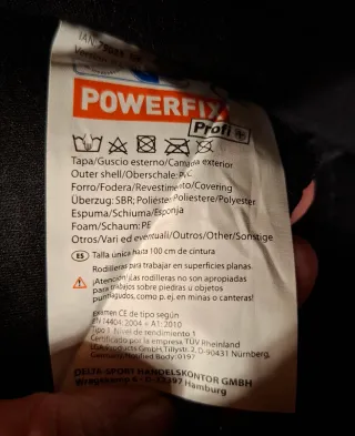 Rodilleras Powerfix de gel con protección