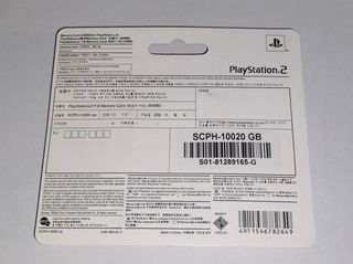 Memory Card Sony 64 MB PS2 PlayStation 2