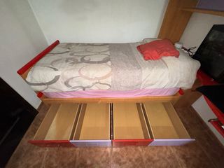 Dormitorio completo con cama nido