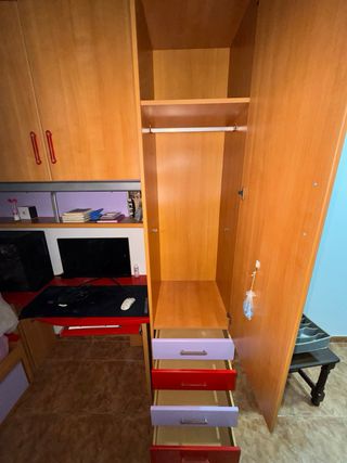 Dormitorio completo con cama nido
