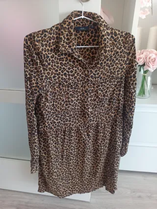 Lote 2 vestidos estampado leopardo y lunares