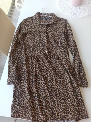 Lote 2 vestidos estampado leopardo y lunares
