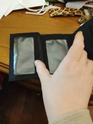 Portafoglio uomo tessuto LUMBERJACK nero