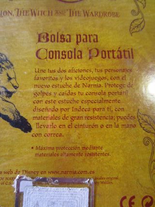 Funda para Gameboy Advance SP Cronicas de Narnia