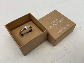 anillo oro 18k con diamante