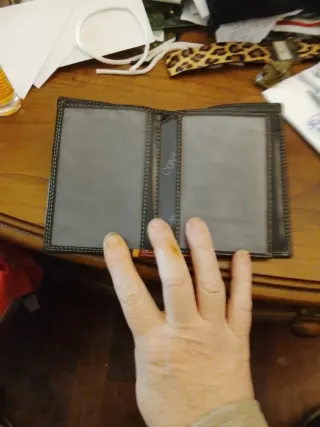 Portafoglio uomo Coveri World nero e rosso