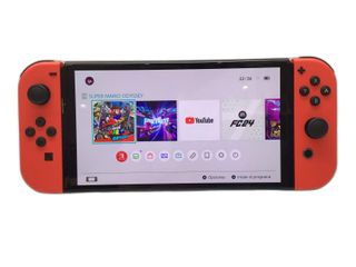 nintendo switch oled mario red edition