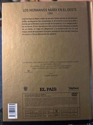 DVD Los Hnos Marx en el Oeste - Cine de Oro