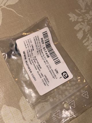 Termostato Bimetálico 230V 10A 60ºC Arandela