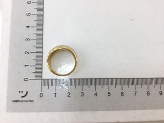 anillo oro 18k con piedra con circonita t. 15 (17,52 mm)