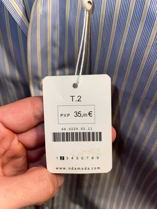 Camisa Nuñez de Arenas rayas slim fit