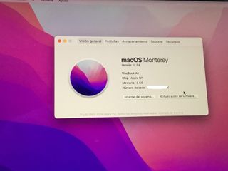 portatil apple apple macbook air m1 8-core 3.2/8 13 (2020) (a2337)