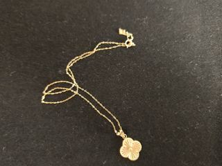 Collar Trébol Oro 18K Estilo Van Cleef