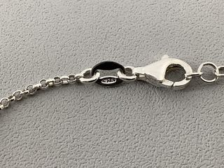 collar plata 925mm 22cm