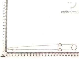 collar plata 925mm 22cm