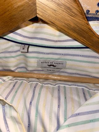 Camisa Nuñez de Arenas Rayas Talla M