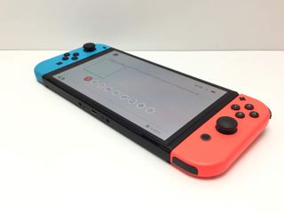 nintendo switch oled mario red & blue edition