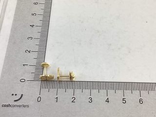 pendientes oro 18k con piedra