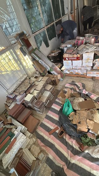 Lote de azulejos decorativos  Ceramica antigua