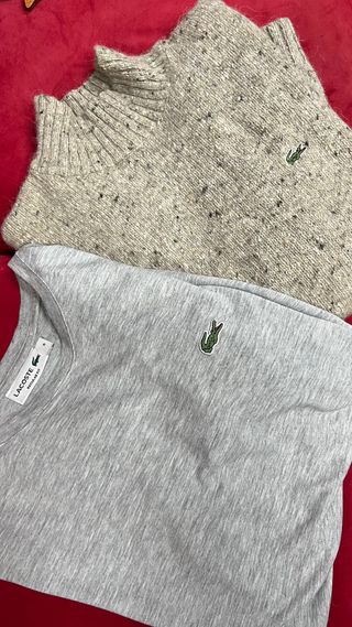Pack Ropa Lacoste: Jersey y Camiseta