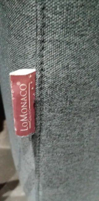 Sofá 3+2 plazas gris tela