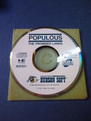 Populous The Promised Lands (NEC PC Engine Japan)