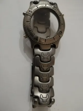 Correa de titanio plateada