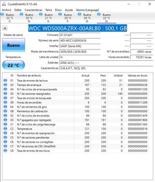 Disco Duro WD 500GB SATA III 64MB