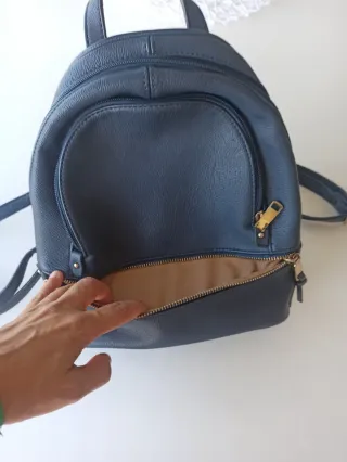 Mochila mujer azul marino