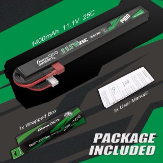 NUEVO! Batería LiPo 11.1V 1400mAh 25C