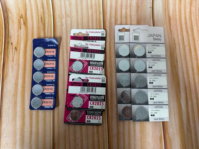 Lote pilas de  Litio 3v Maxell Panasonic