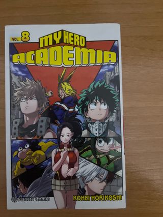Manga my hero academia vol 8
