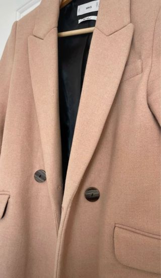 Abrigo paño Mango talla M