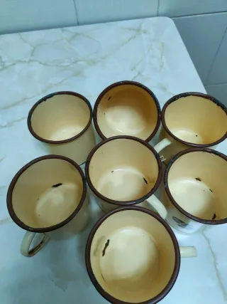 Tazas Vintage Esmaltadas (Set de 7)