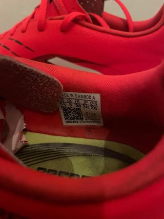 Zapatillas Fútbol Adidas Predator Talla 38