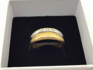 anillo oro 18k con piedra