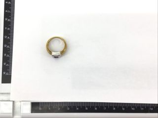 sortija oro 18k con piedra