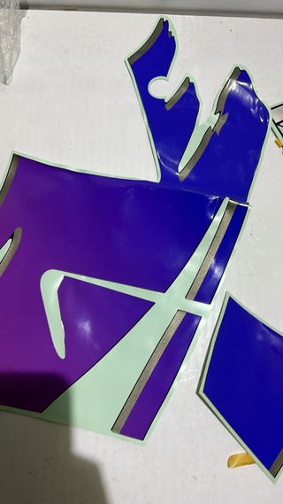 Juego de cintas para carrocería, carenado lateral inferior para Suzuki, GSX-F 750. Ref. 68680-20C20-K46