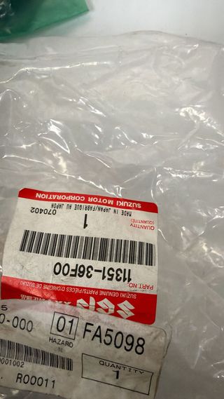 Cubierta para Suzuki, RM 125. Ref 11351-36F00