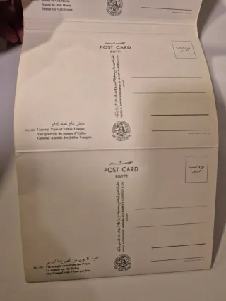 Lote Postales Antiguas Egipto