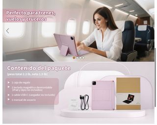 NUEVO! Funda Teclado iPad Pro 12.9 6ª Gen Rosa