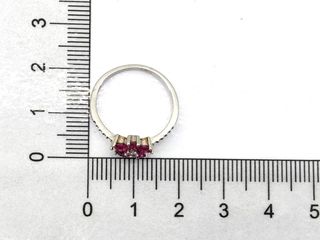 sortija plata 925mm con piedra con circonita