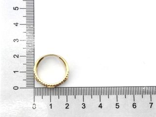 anillo oro 18k con piedra con circonita